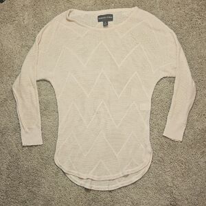 Dana Buchman Cream Knit Top